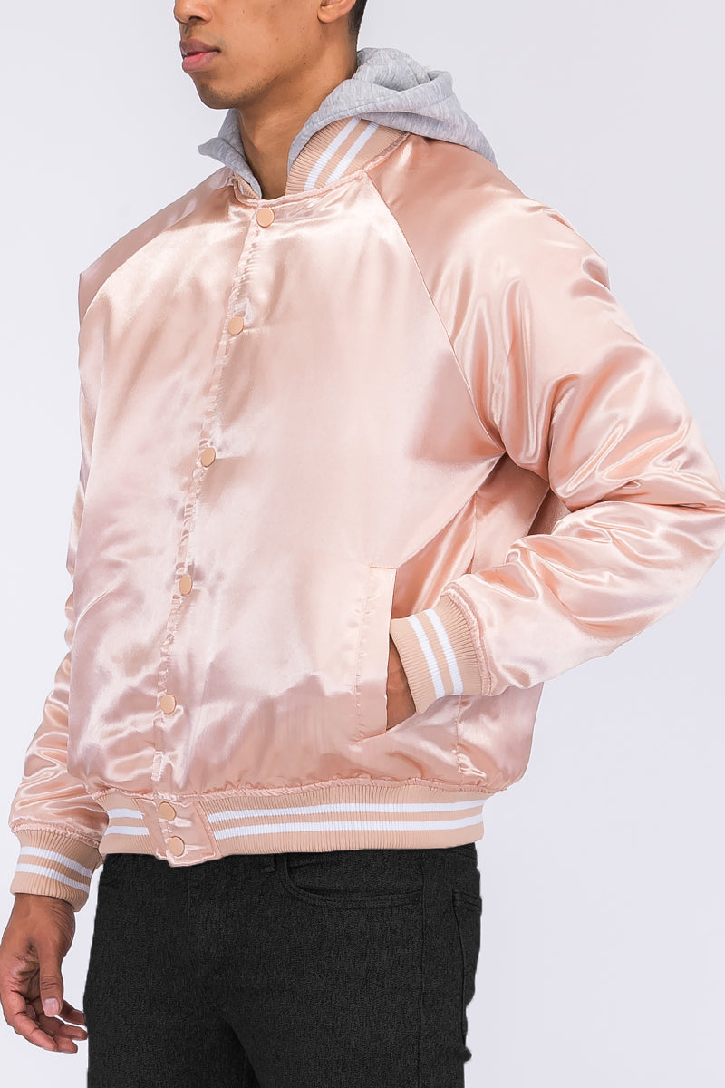 Satin Hooded Varsity Jacket-8