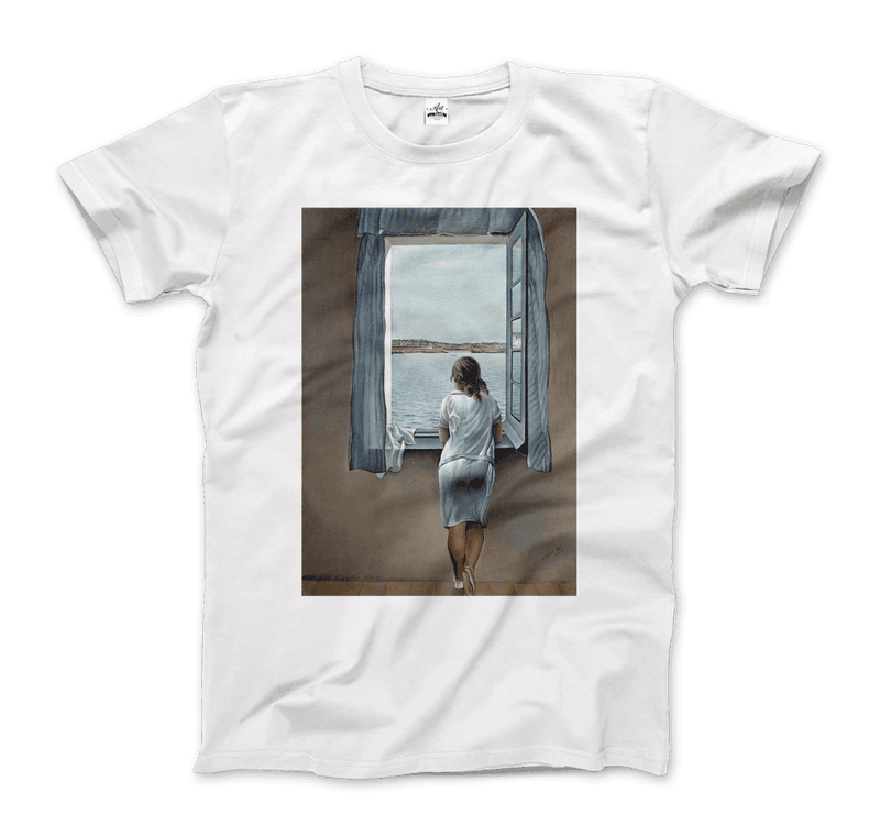 Salvador Dali Young Woman at a Window Artwork T-Shirt-3
