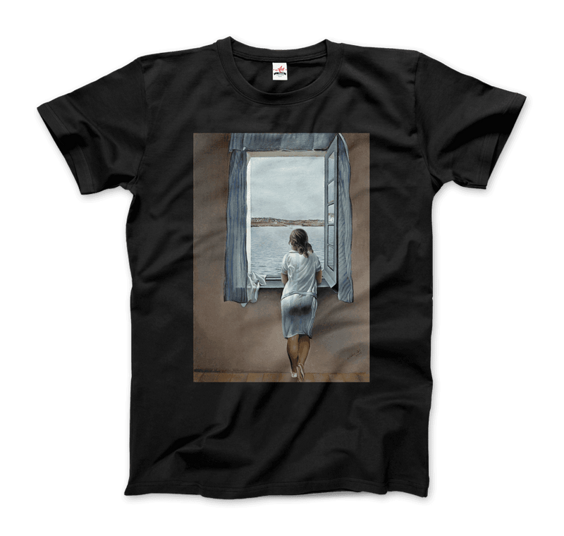 Salvador Dali Young Woman at a Window Artwork T-Shirt-0