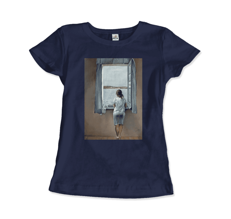 Salvador Dali Young Woman at a Window Artwork T-Shirt-6