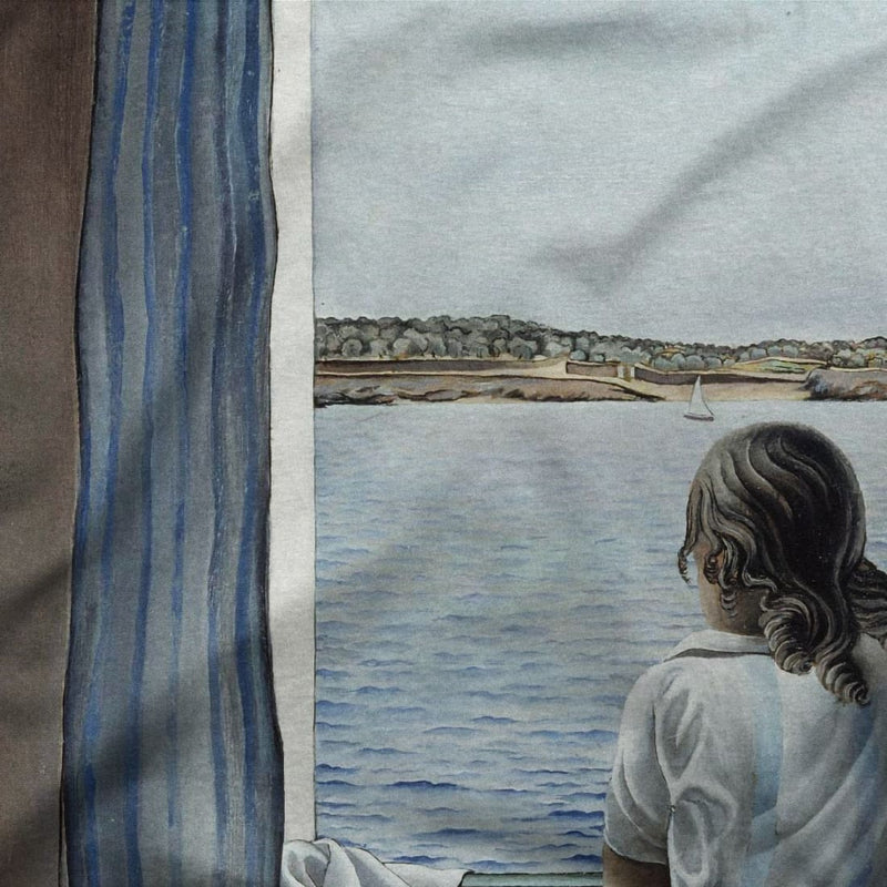 Salvador Dali Young Woman at a Window Artwork T-Shirt-1