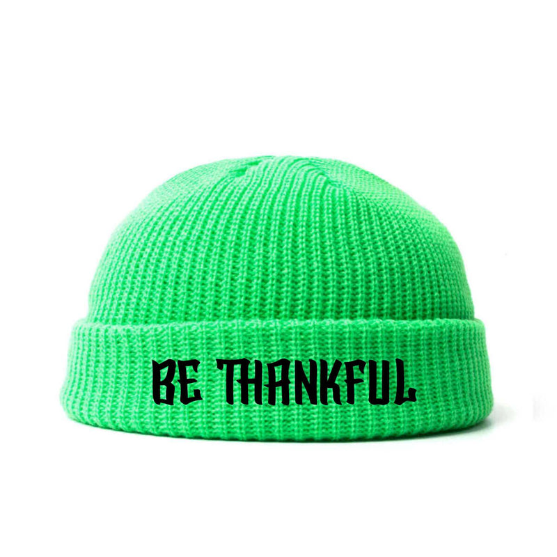 Be Thankful Skull Cap Beanie