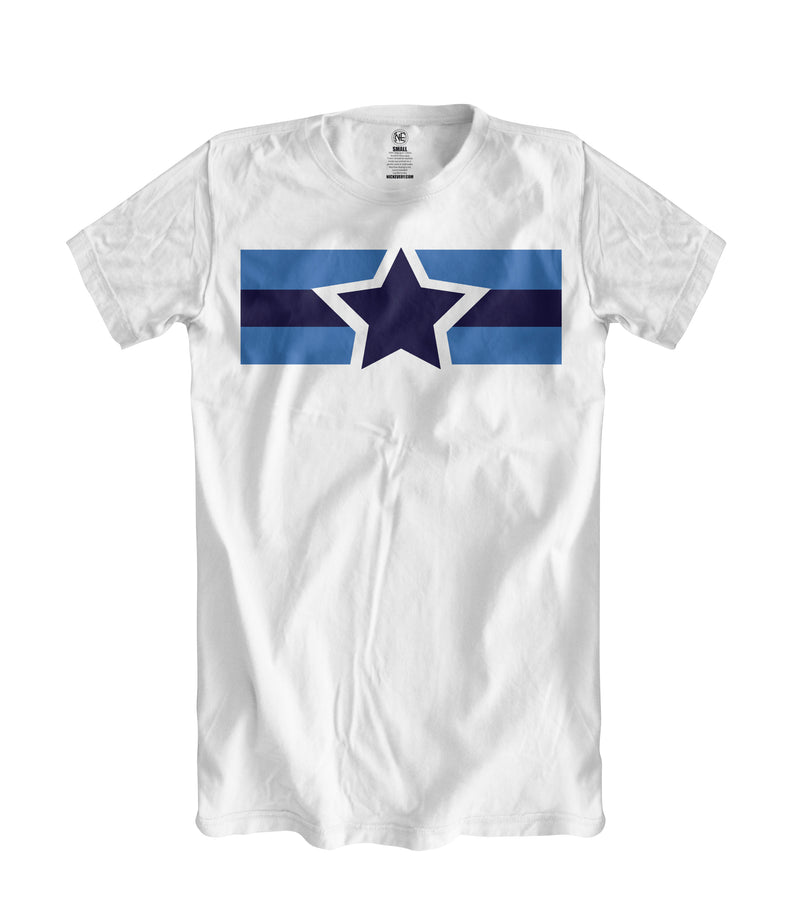5starG Tshirt (White French Navy)