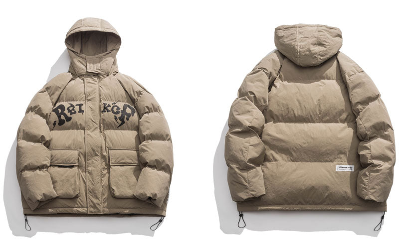 Parkas jackets Thicken Warm Puffer Jacket