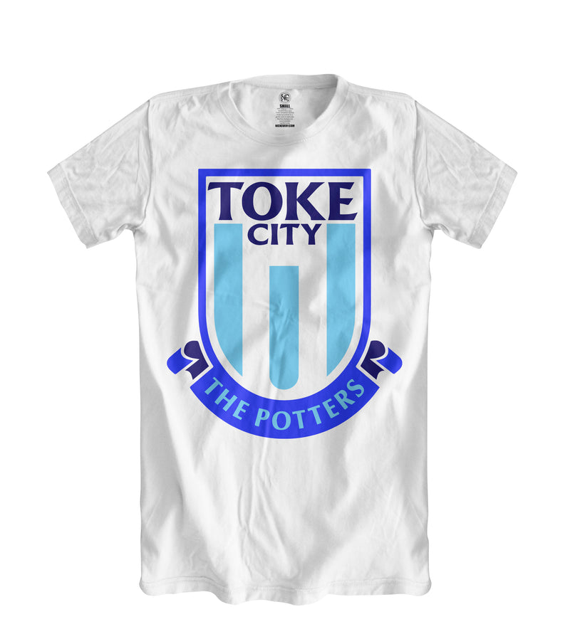 Toke City White Blue
