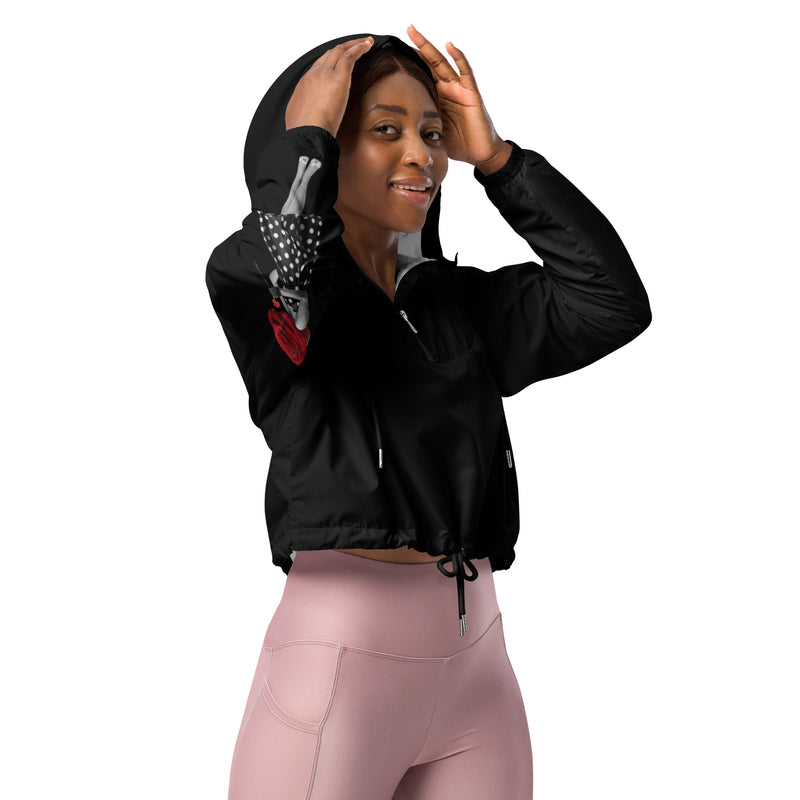 Lady Rose Women’s cropped windbreaker