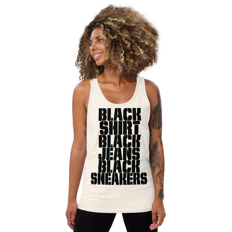 All Black Everything Tank Top
