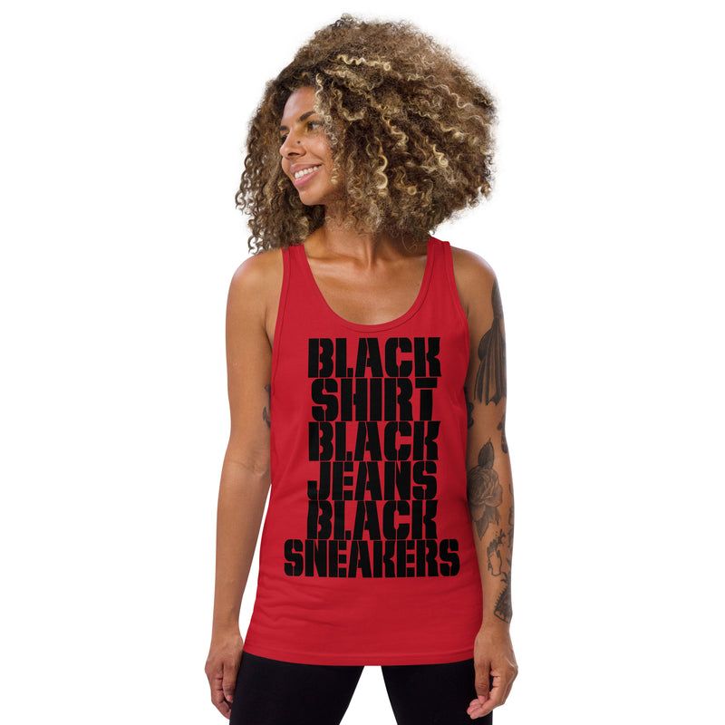 All Black Everything Tank Top