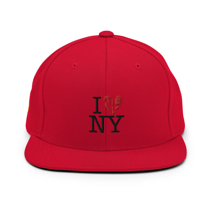 I-NE-Heart-Logo-NY  Snapback Hat (NICKEVERY & MUSKOP LIMITED ADDITION)