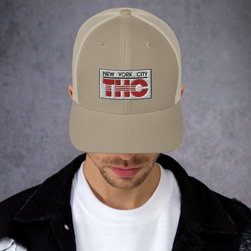 THC Trucker Cap (Red/White)