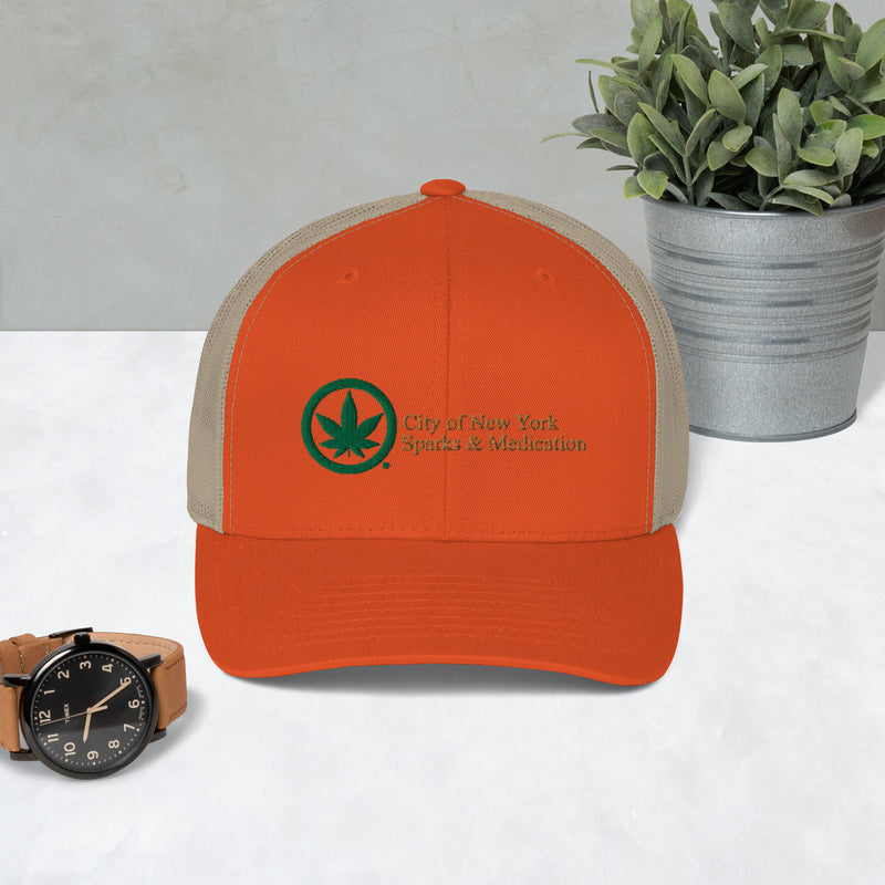 Sparks and medication Trucker Cap
