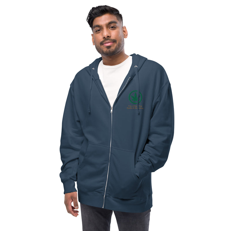 SPARKS Unisex fleece zip up hoodie