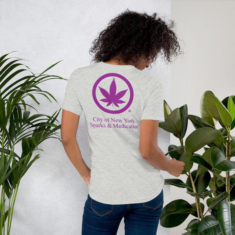 Sparks and Medication Unisex t-shirt (purple)