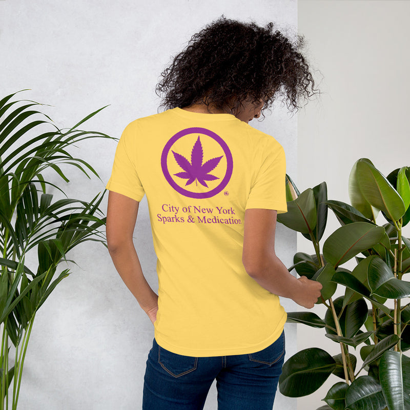 Sparks and Medication Unisex t-shirt (purple)