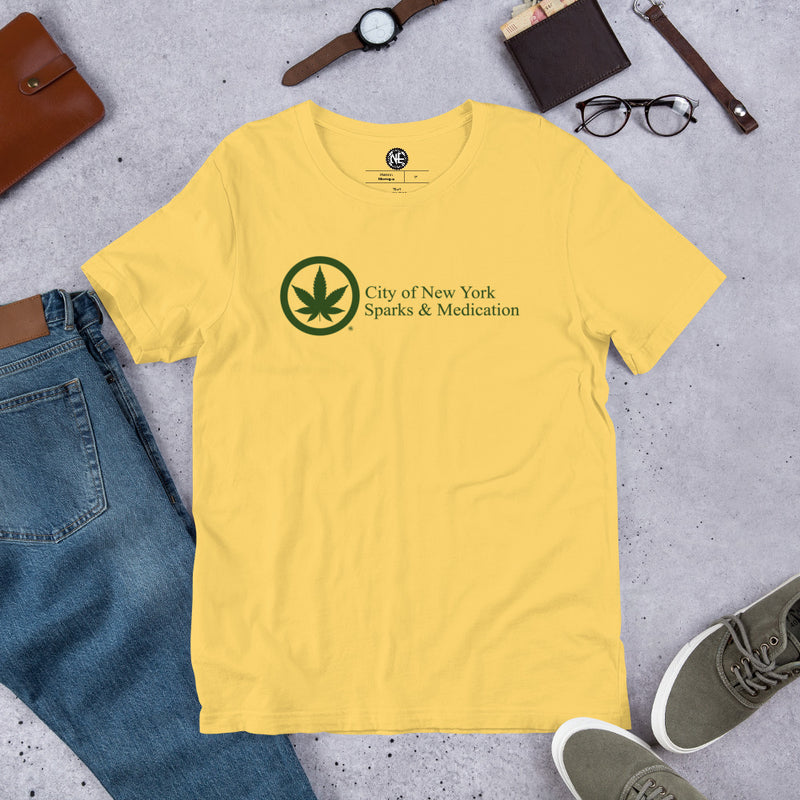 Sparks and Medication Unisex t-shirt (green)