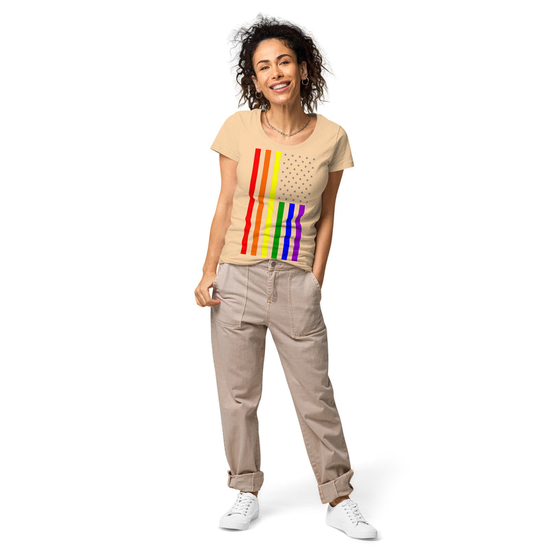 Women’s Classic Rainbow Flag t-shirt