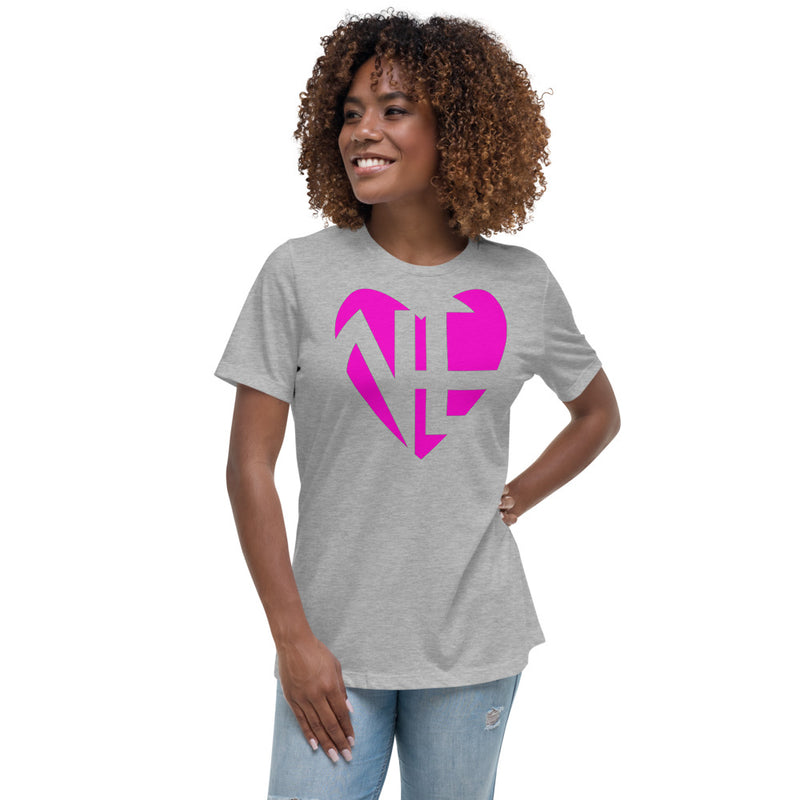 NE HEART Women's Relaxed T-Shirt