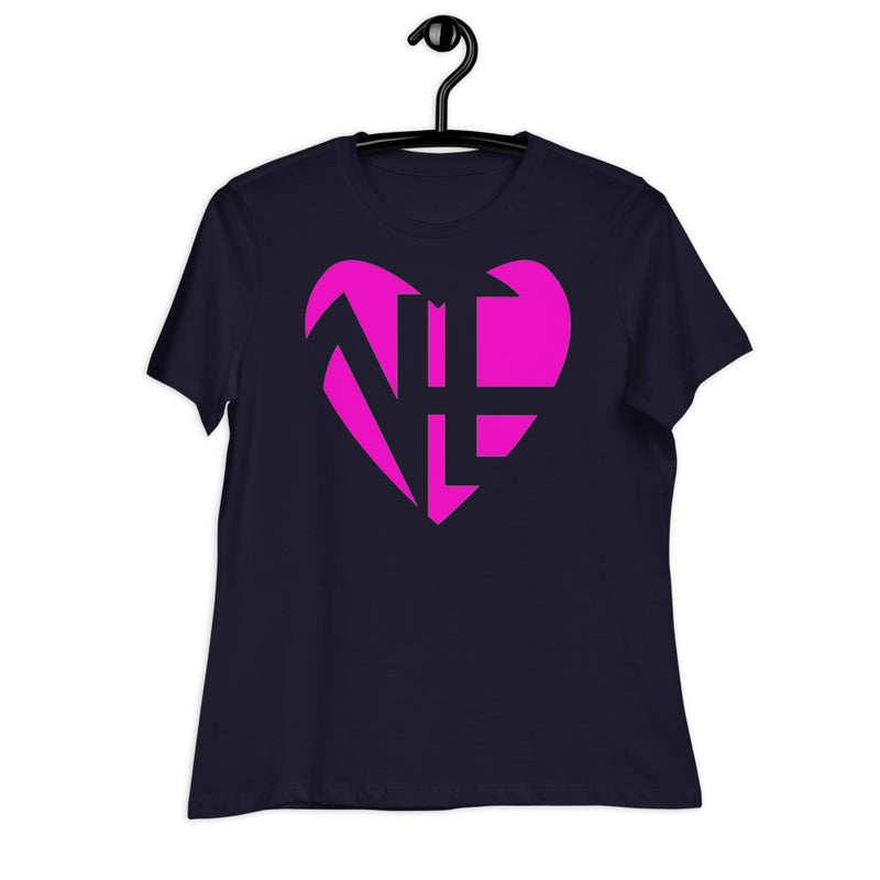 NE HEART Women's Relaxed T-Shirt